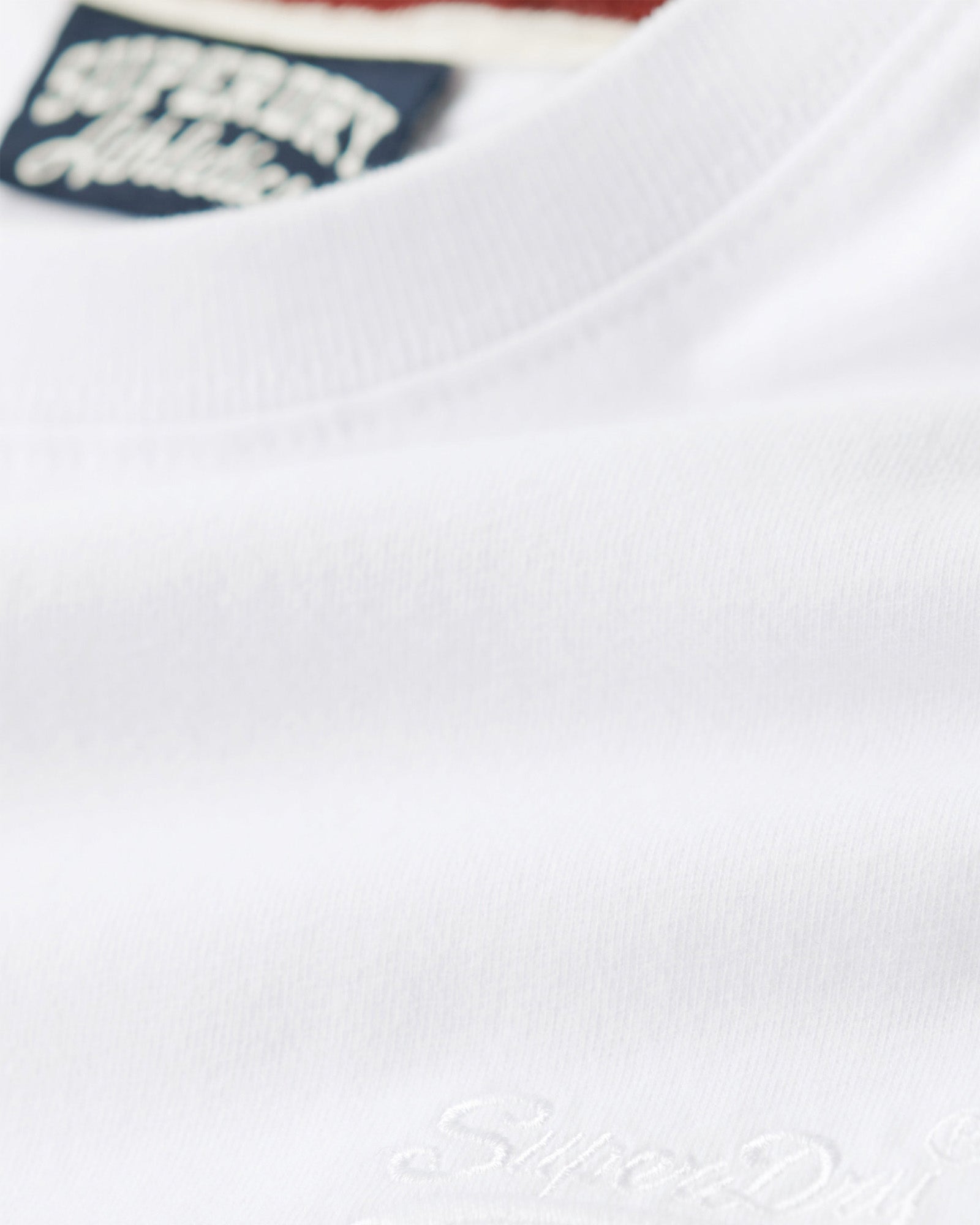 Essential Logo Embroidered Tee | Optic