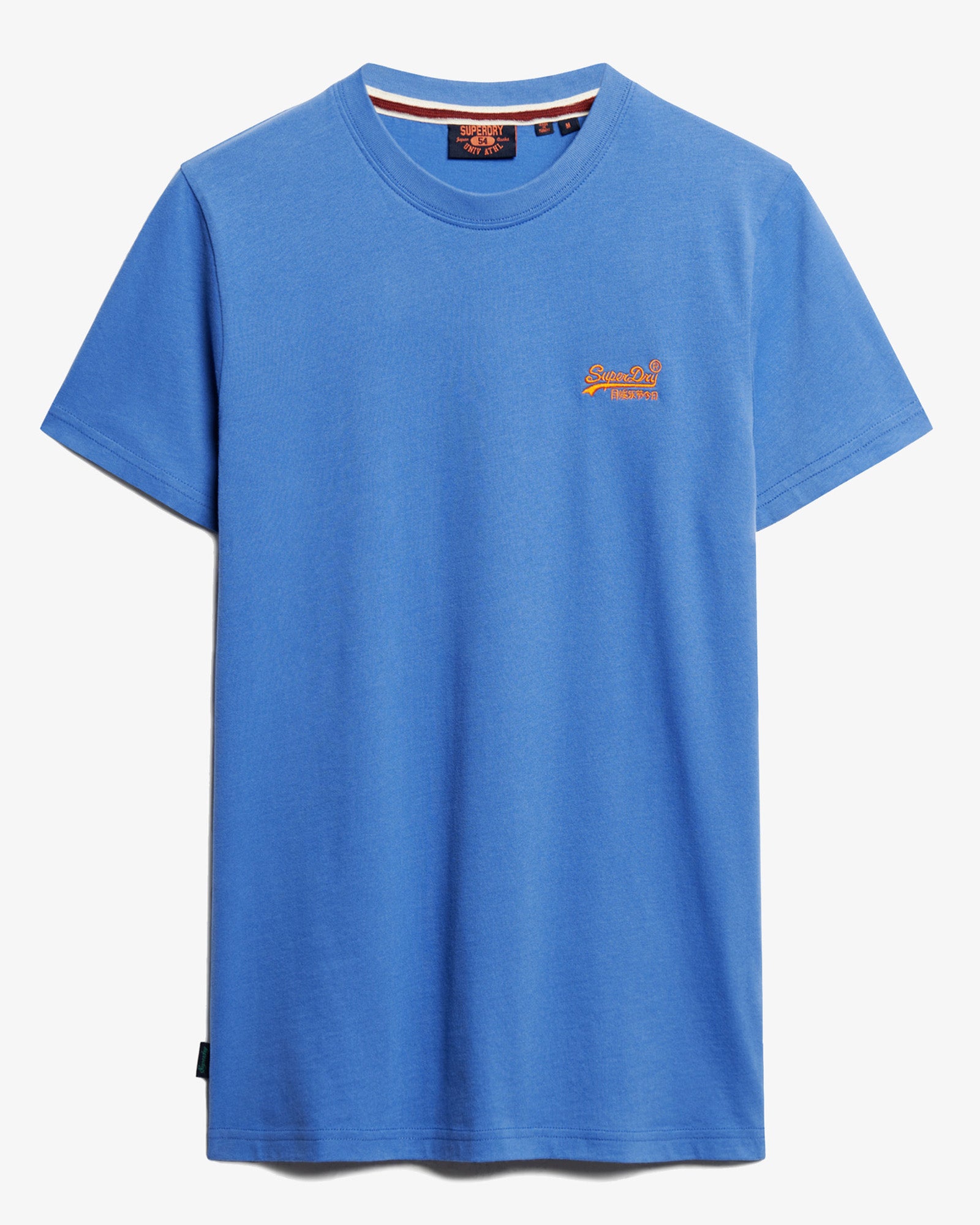 Essential Logo Embroidered Slim Fit Tee | Monaco Blue