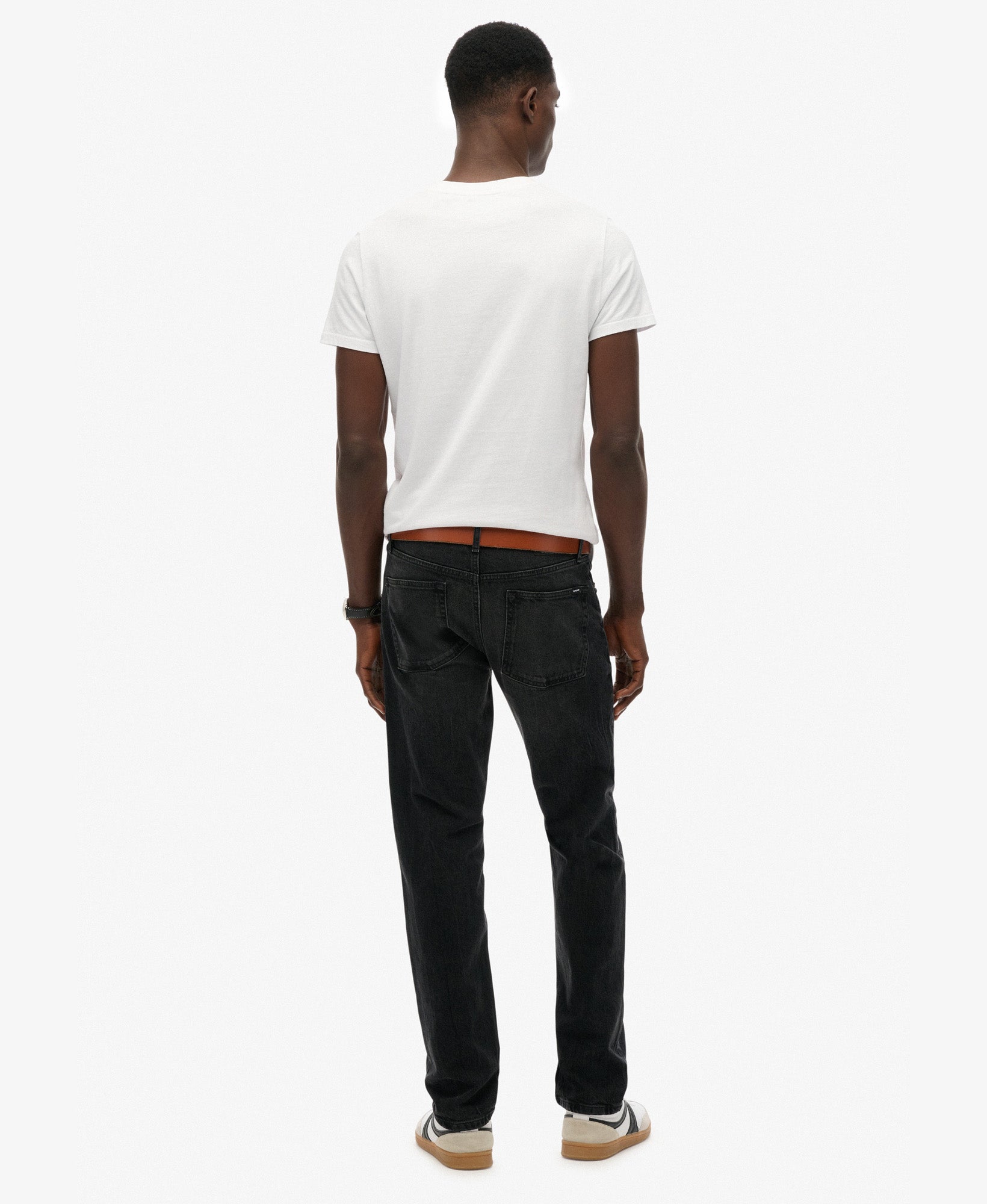 Vintage Slim Straight Jeans | Worn Black 32