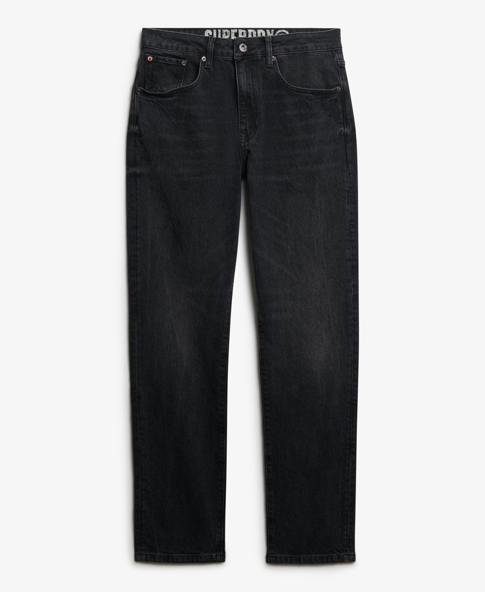 Vintage Slim Straight Jeans | Worn Black 32
