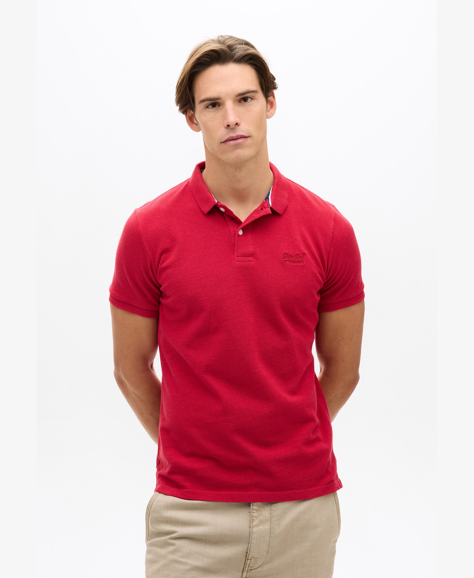 Classic Pique Polo | Hike Red Marle