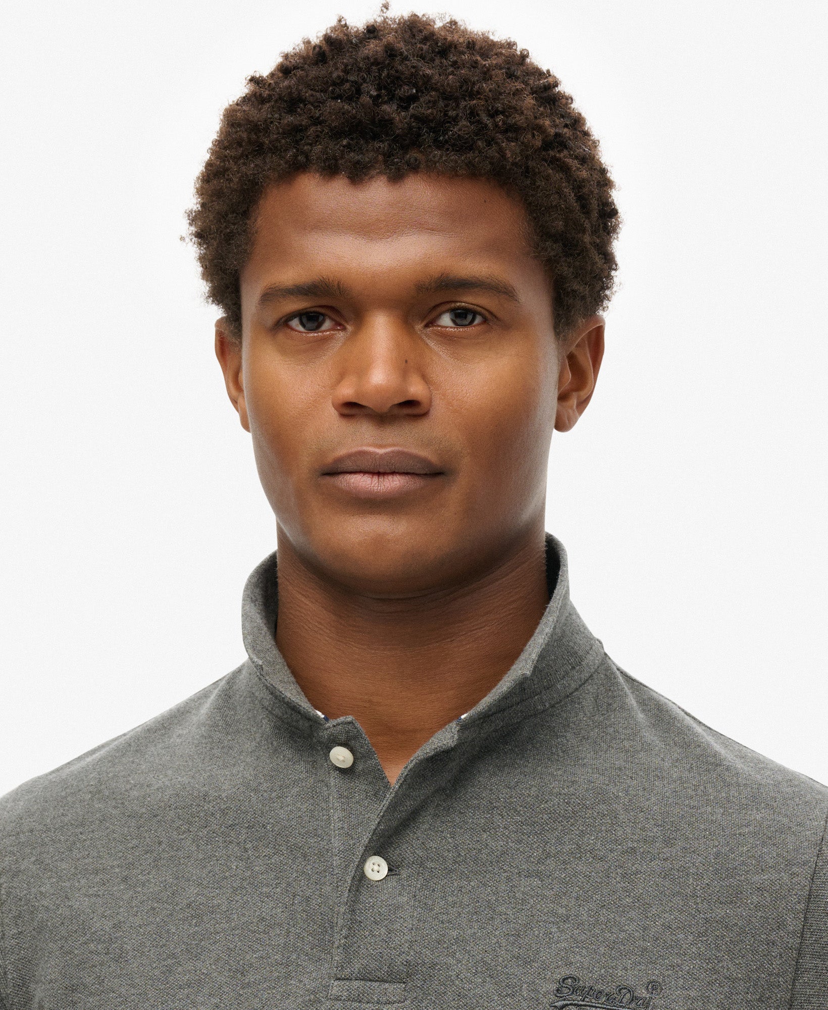 Classic Pique Polo | Rich Charcoal Marle