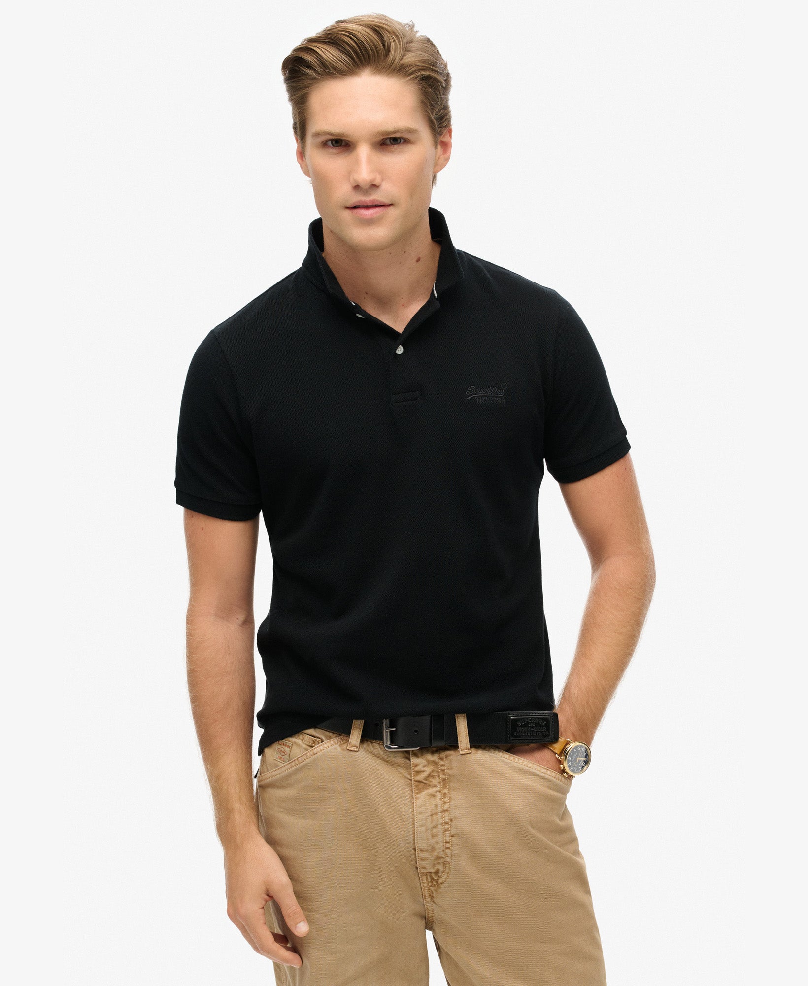 Classic Pique Polo | Black