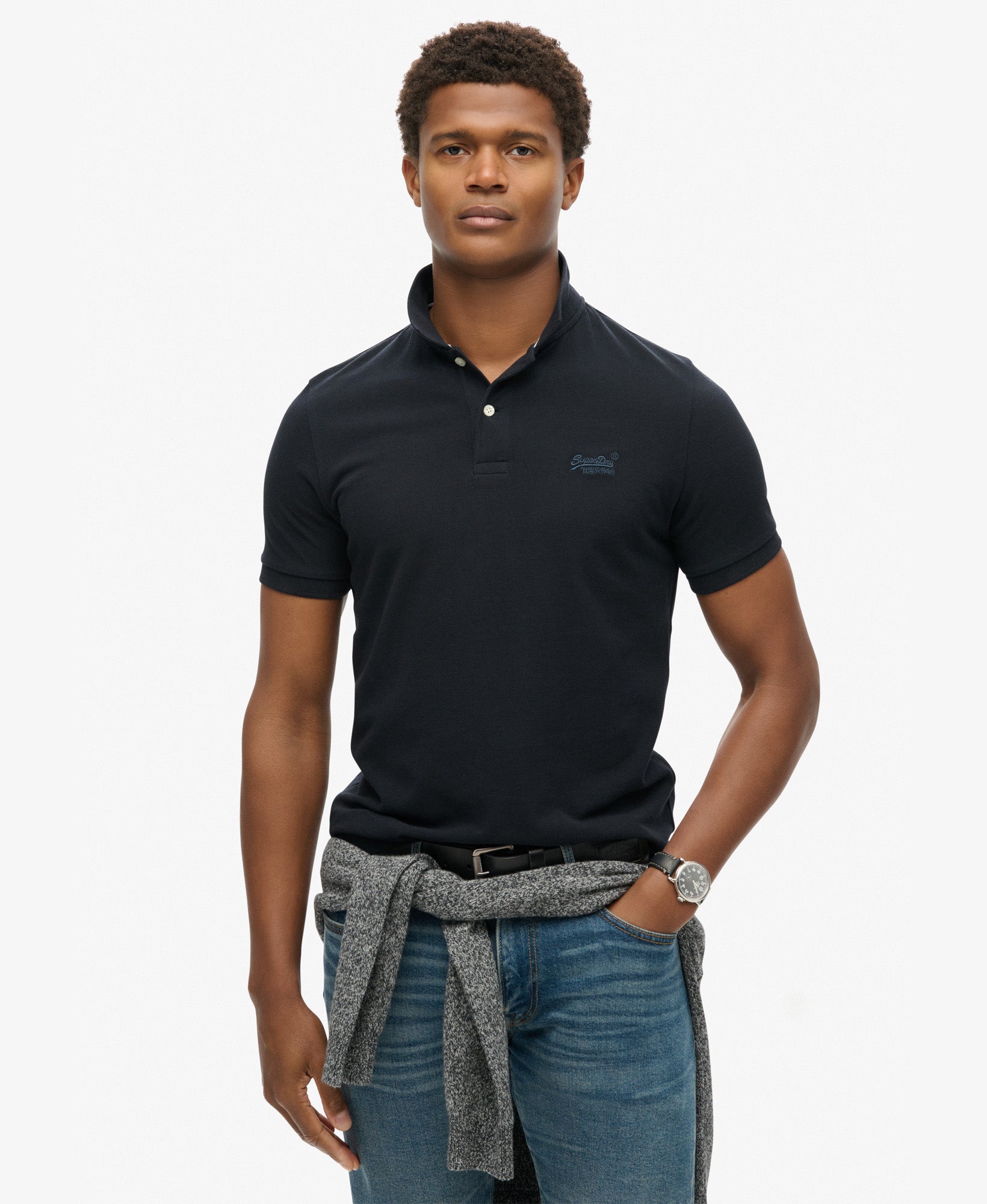 Classic Pique Polo | Eclipse Navy