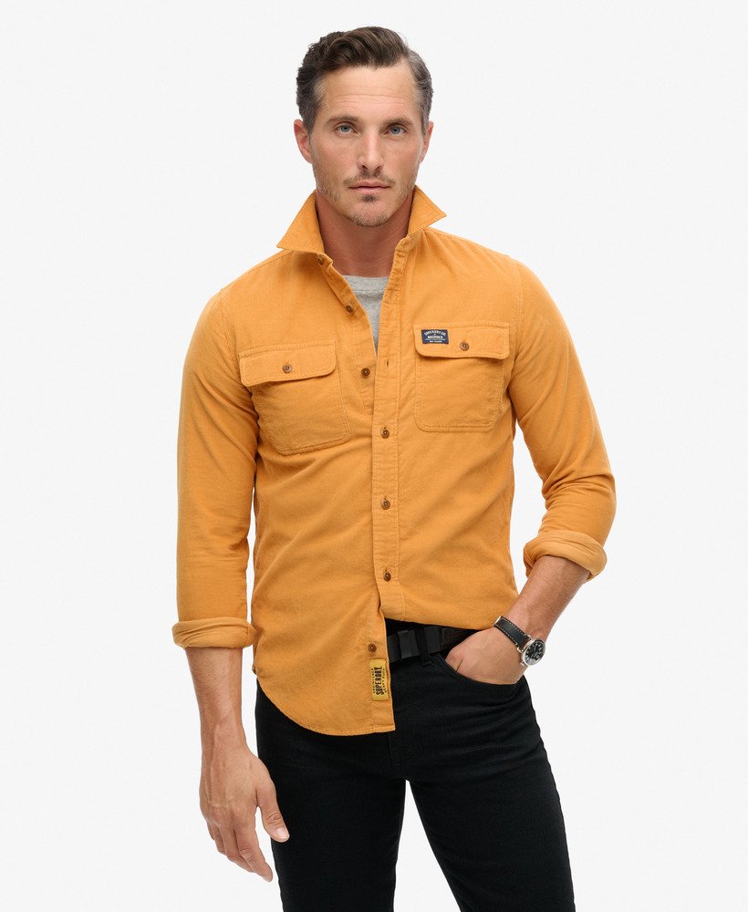 Trailsman Relaxed Fit Corduroy Shirt | Toasted Orange