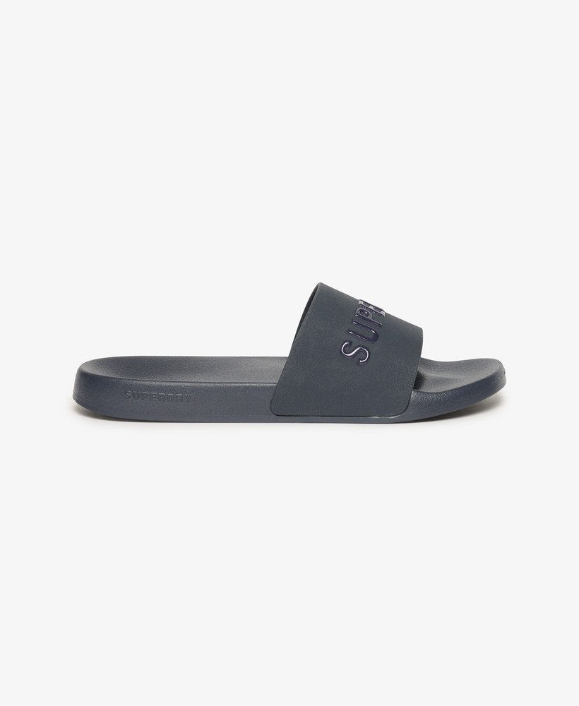 Logo Vegan Pool Slide | Rich Navy/Rich Navy