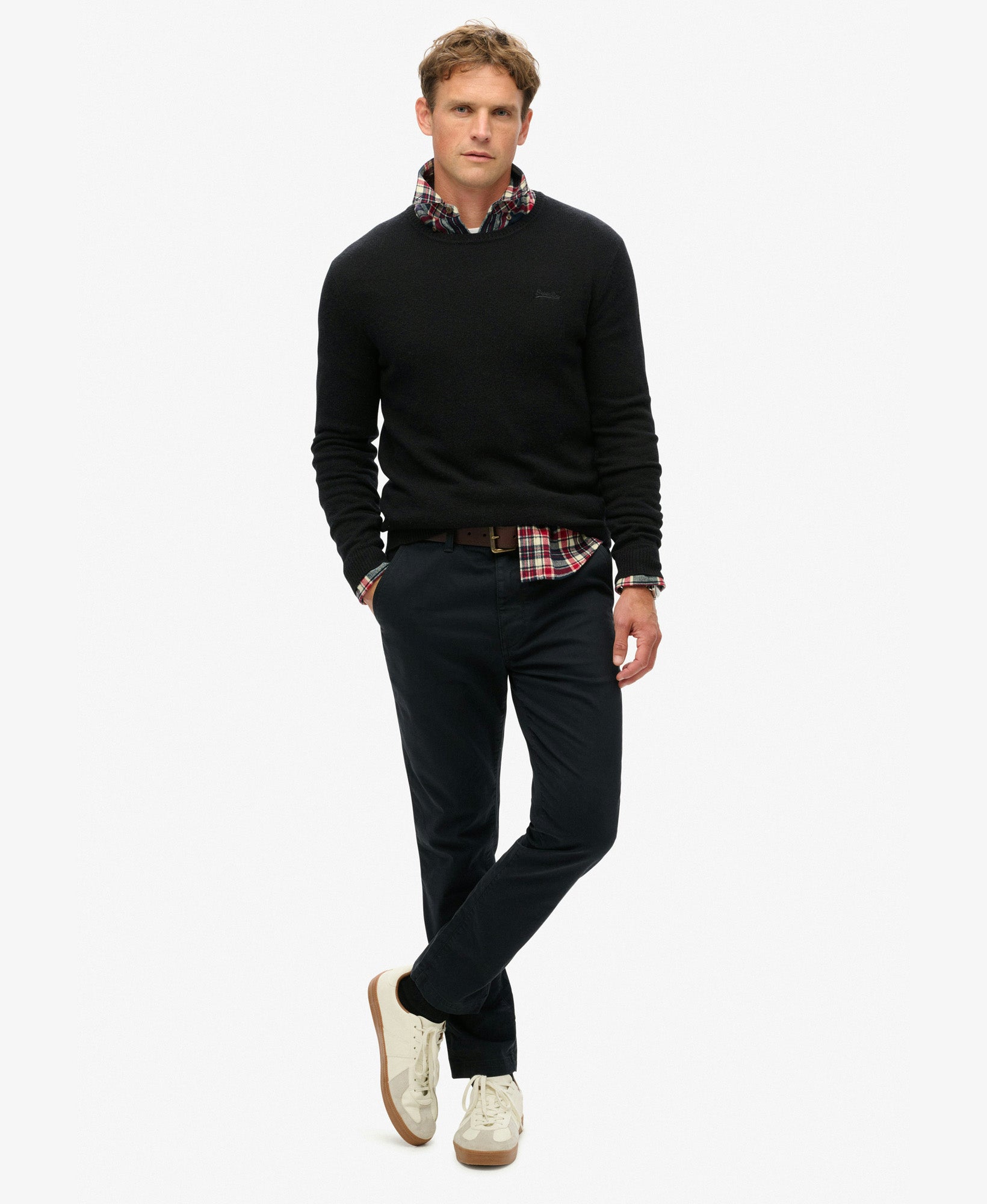 International Slim Fit Chino | Washed Black 32