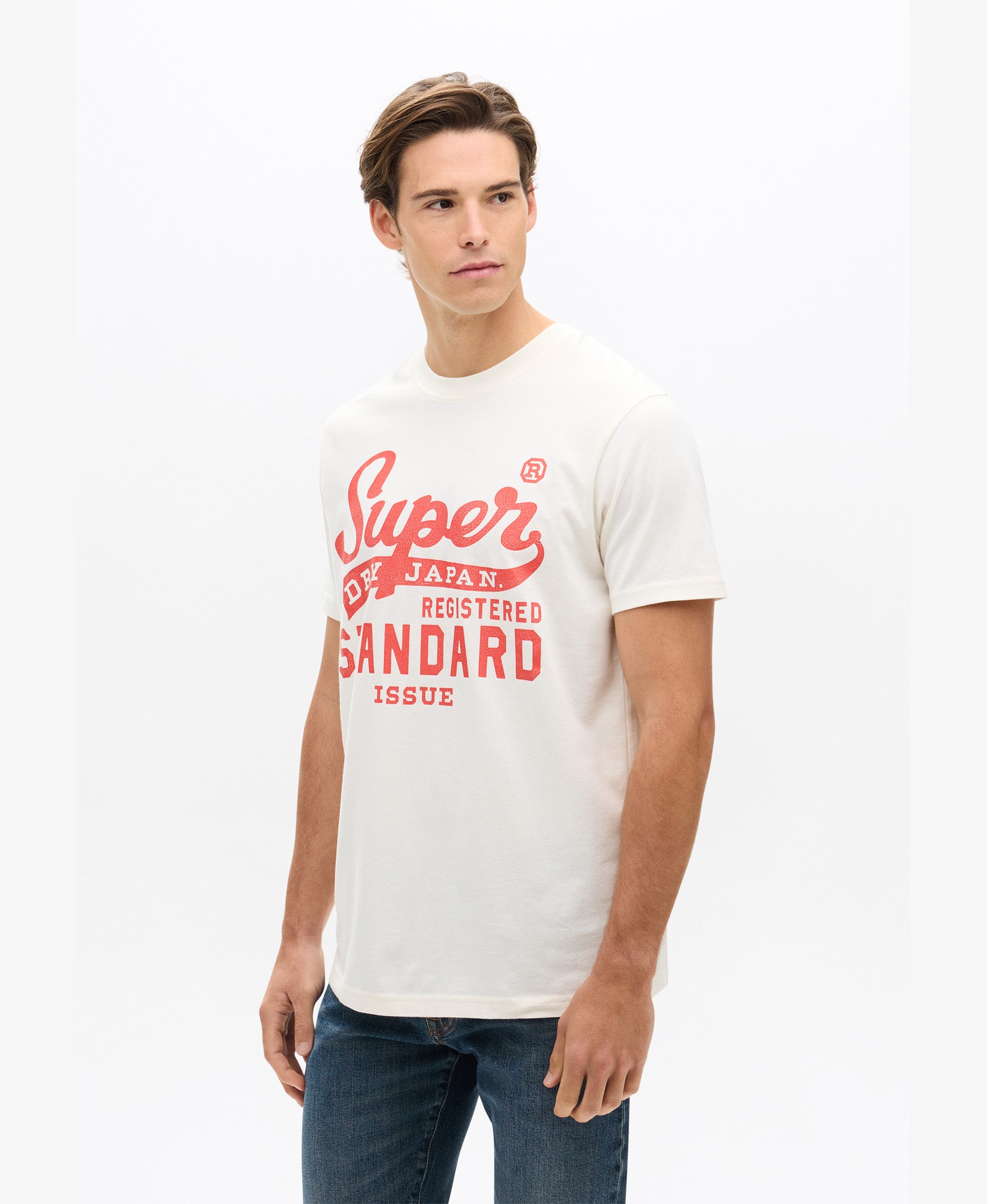 Standard Script Tee | Cream