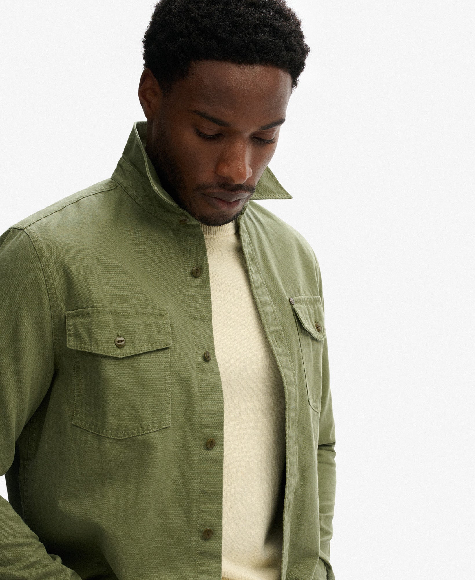 Merchant Frontier Shirt | Olive Khaki