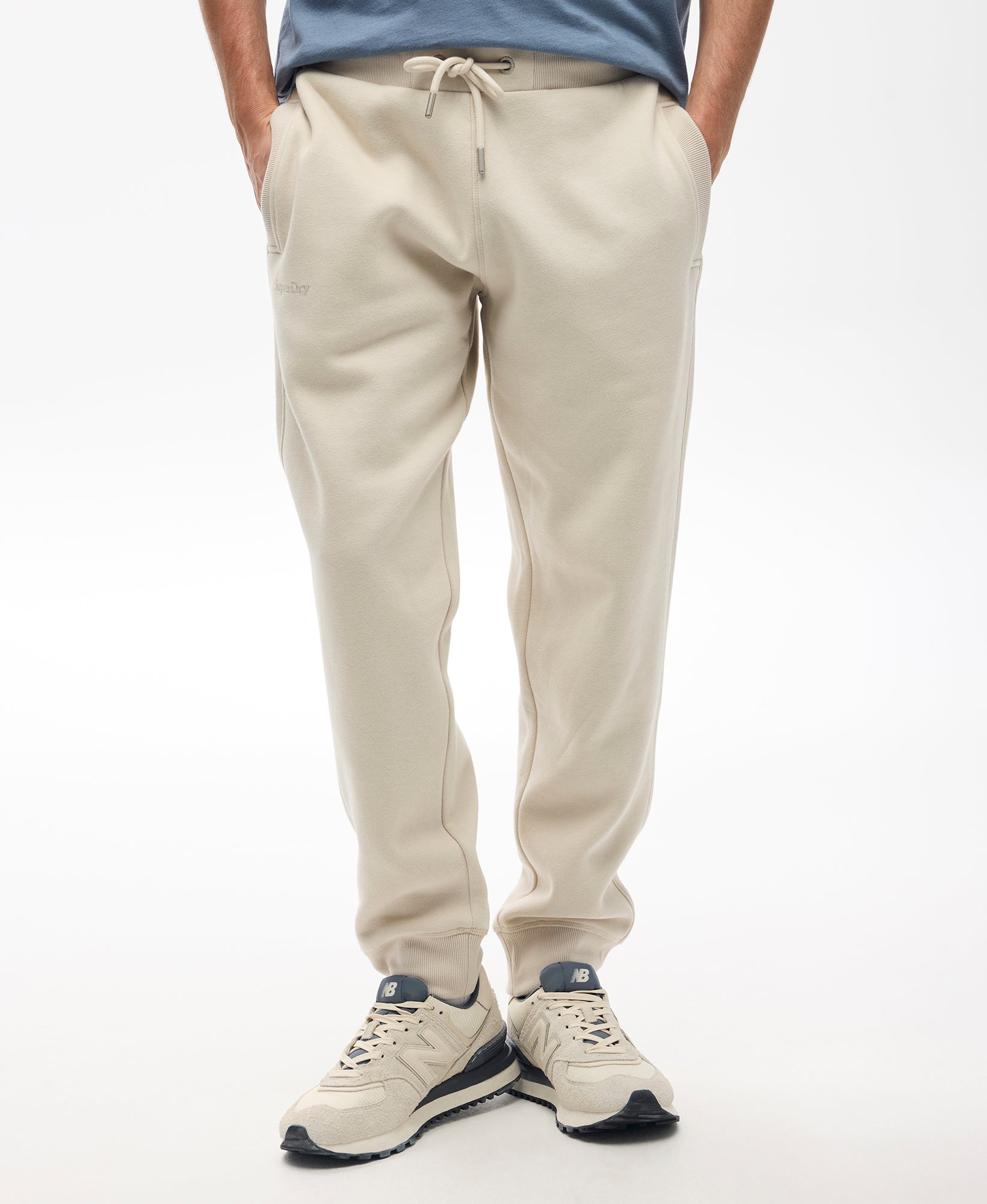 Essential Slim Fit Joggers | Light Stone Beige