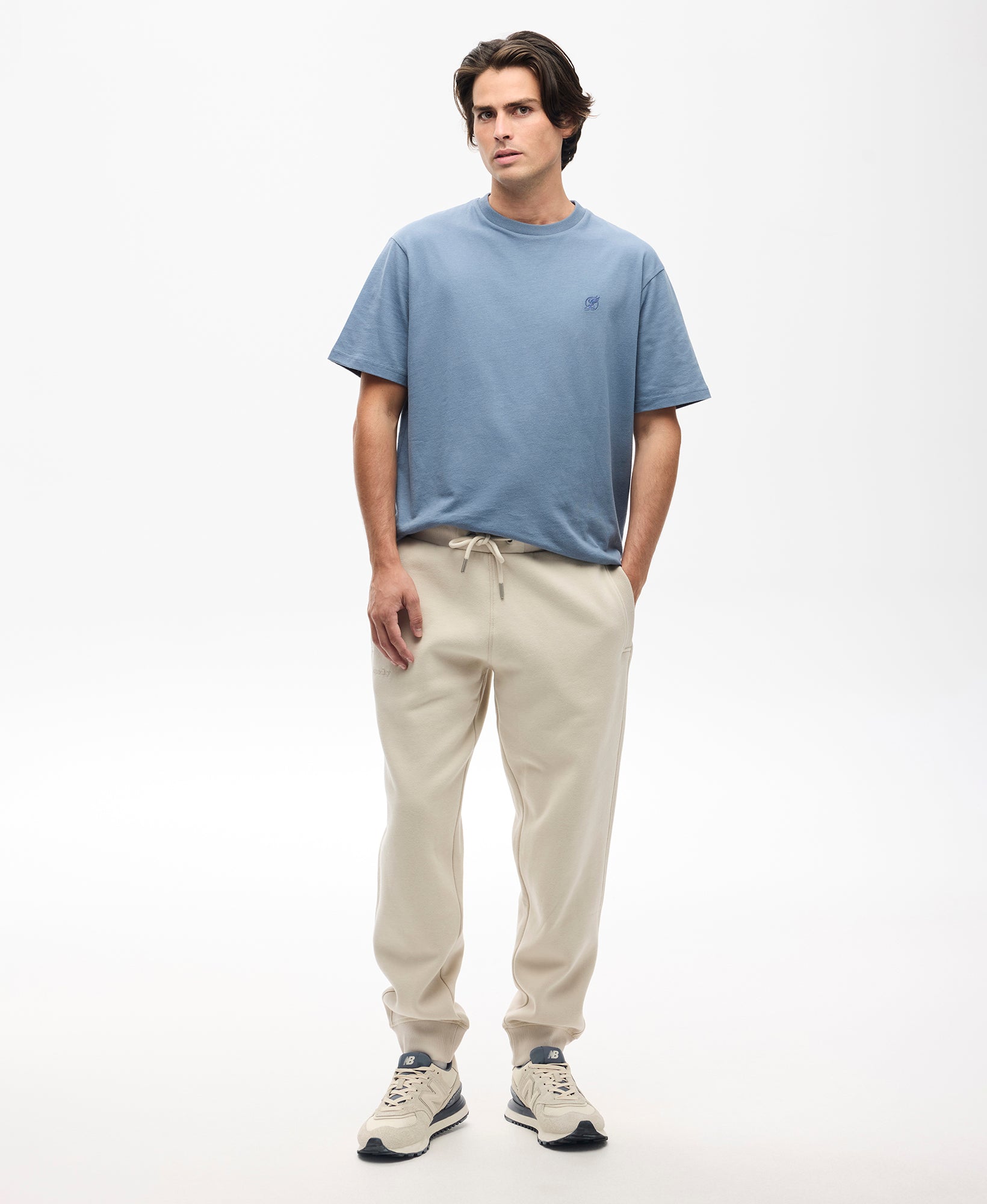 Essential Slim Fit Joggers | Light Stone Beige