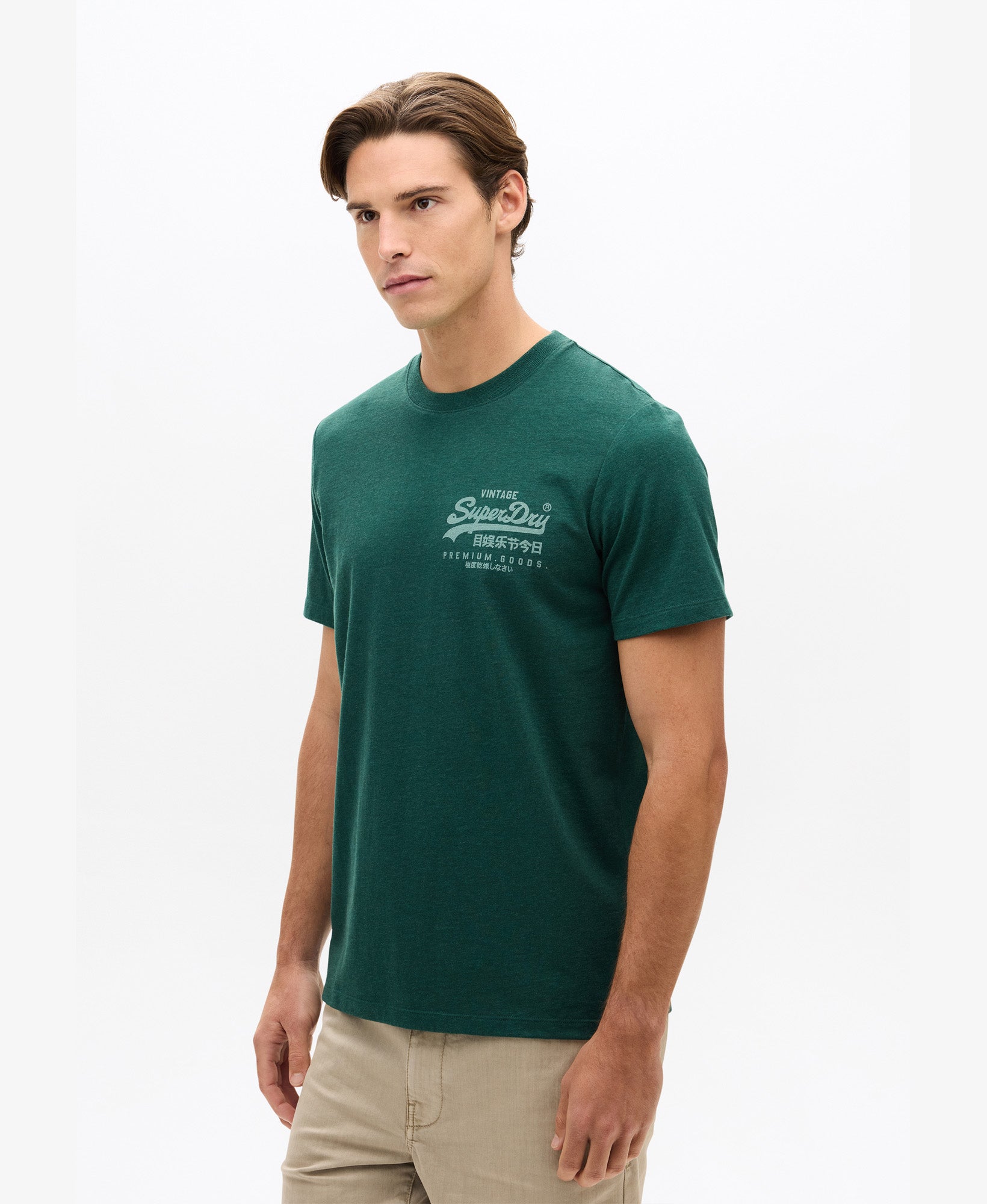 Vintage Logo Chest Tee | Bengreen Marle