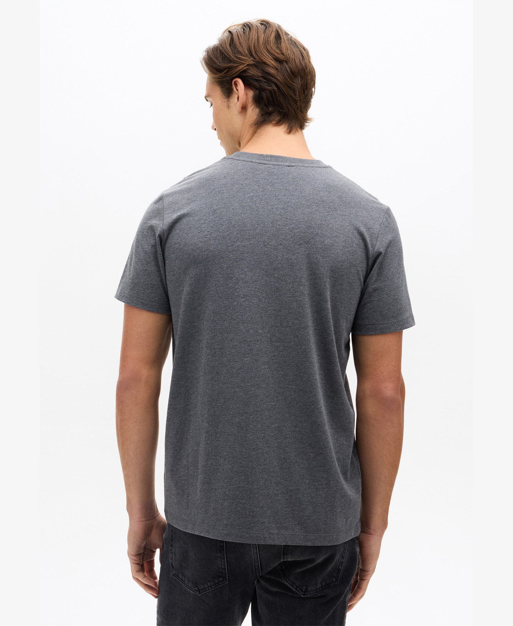 Vintage Logo Chest Tee | Granite Grey Marle