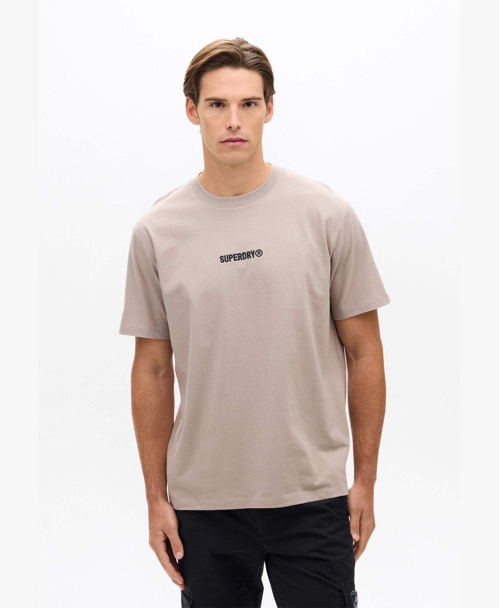 Micro Logo Tee | Deep Beige