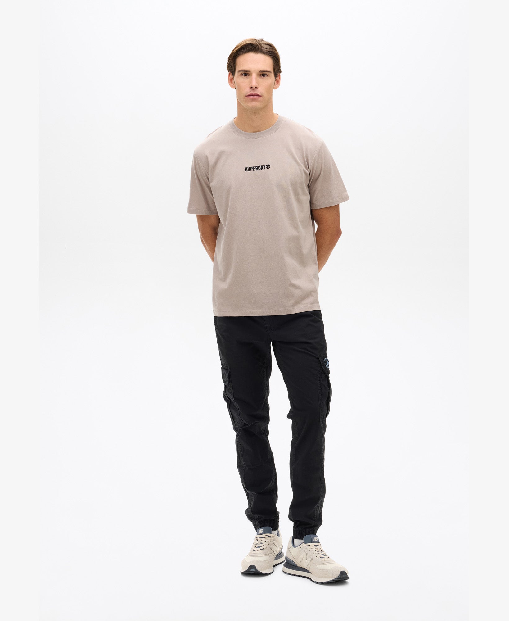 Micro Logo Tee | Deep Beige