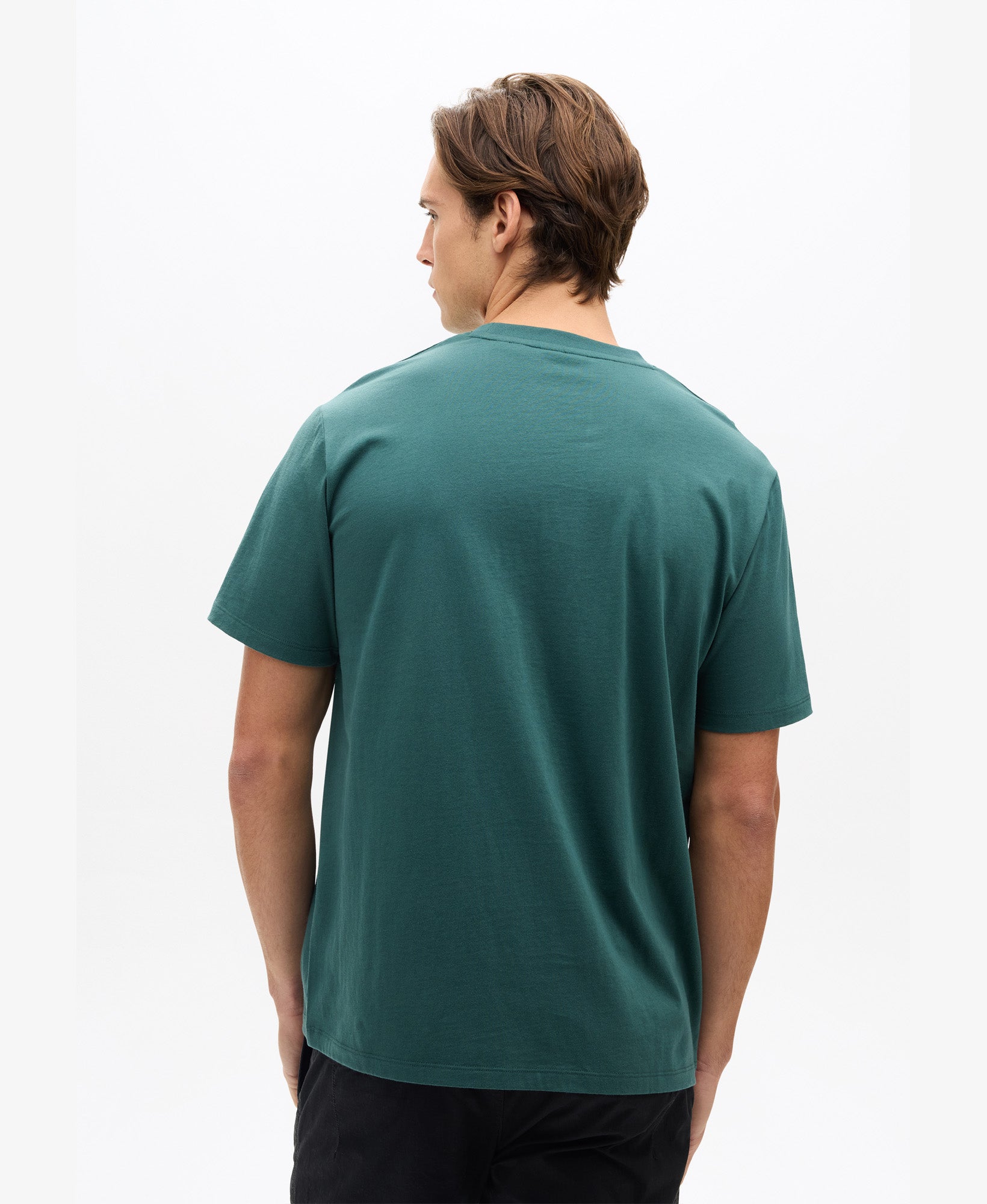 Micro Logo Tee | Stormy Green