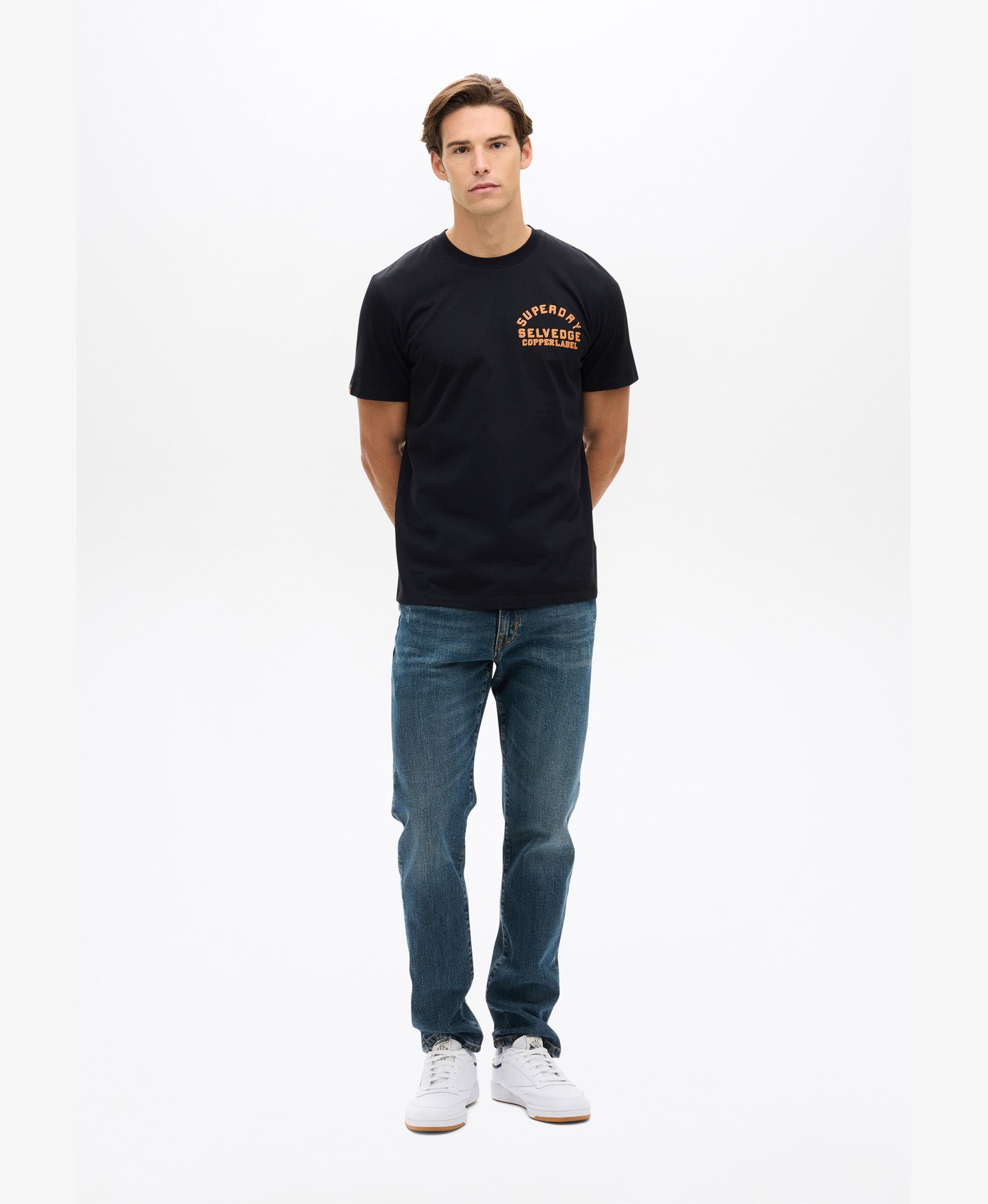 Copper Label Chest Tee | Black