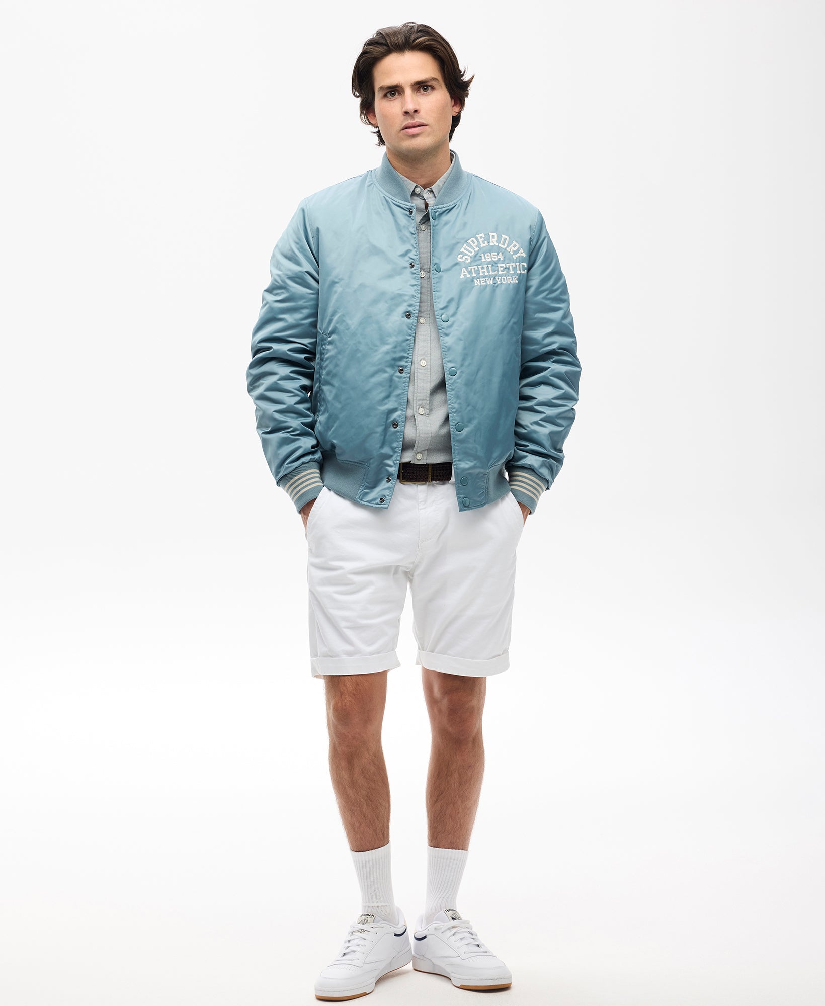 Athletic Varsity Bomber | Goblin Blue
