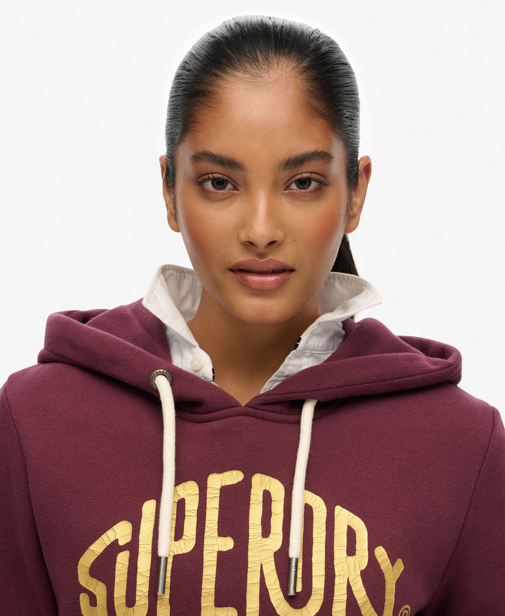 Mfg Original Metallic Hoodie | Fig Purple