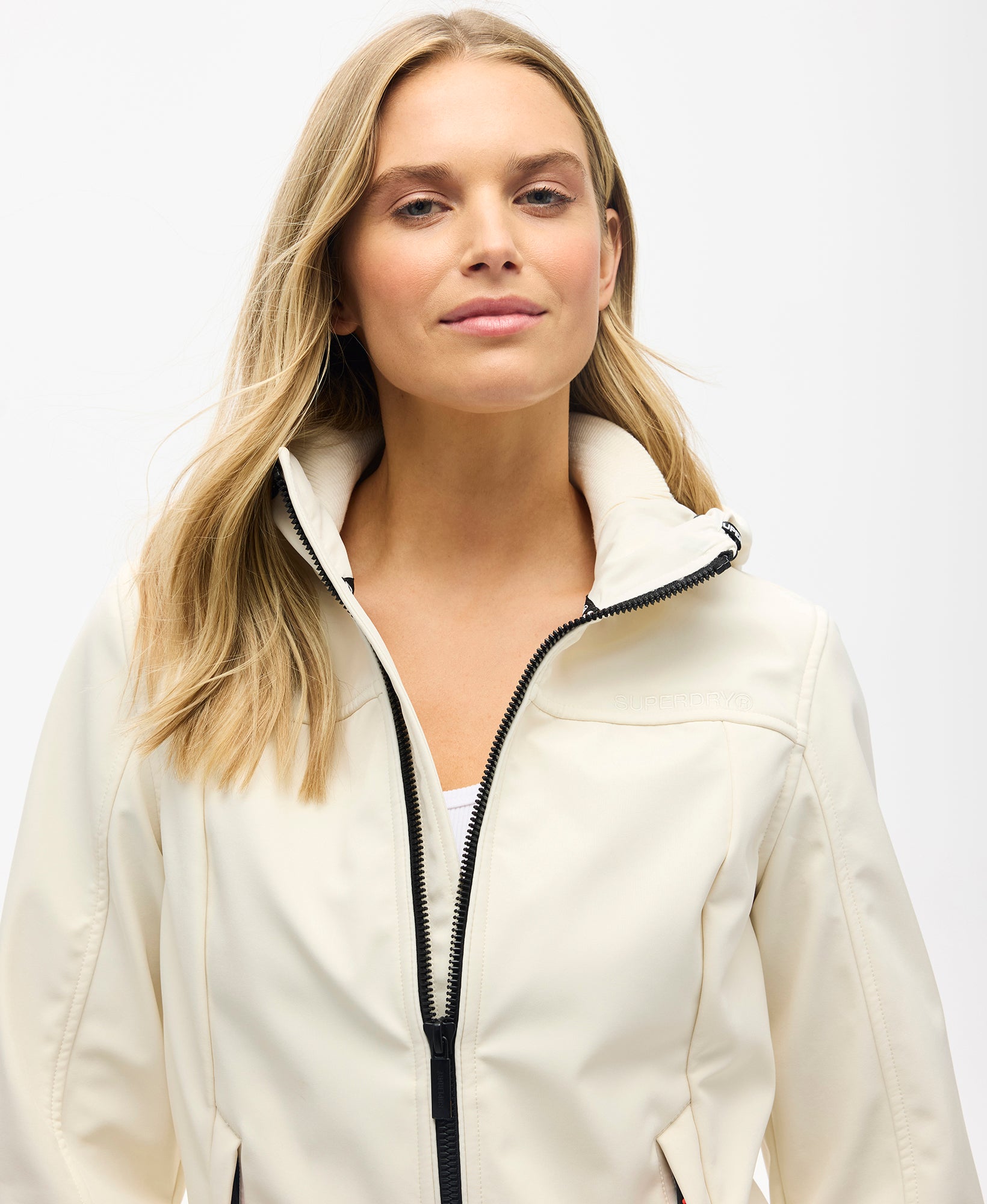 Hooded Classic Trekker Slim Fit Jacket | Off White