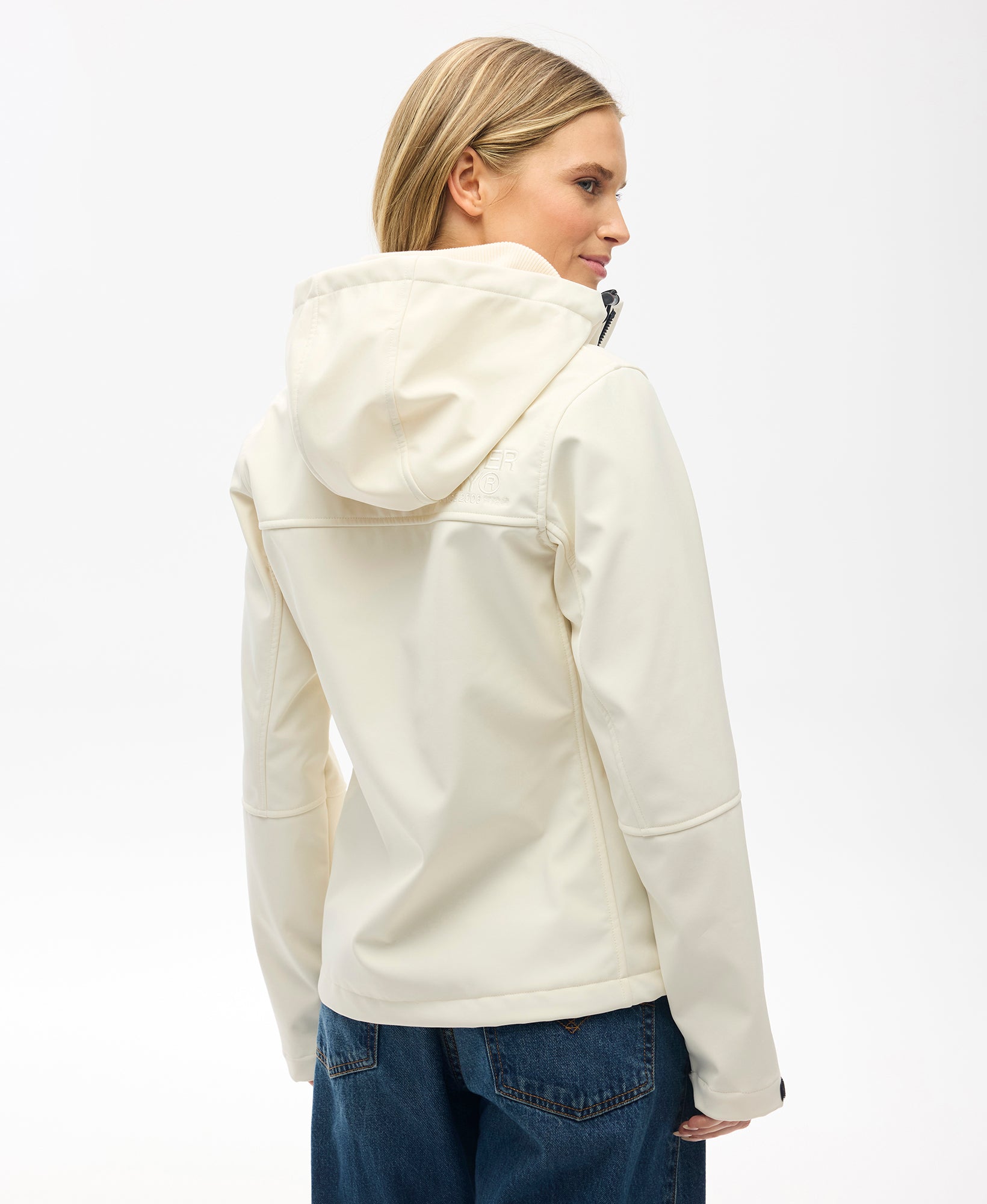 Hooded Classic Trekker Slim Fit Jacket | Off White