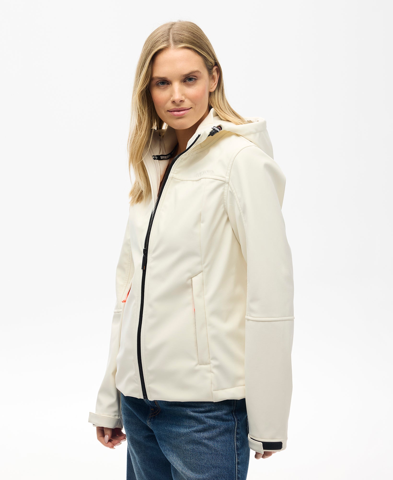 Hooded Classic Trekker Slim Fit Jacket | Off White