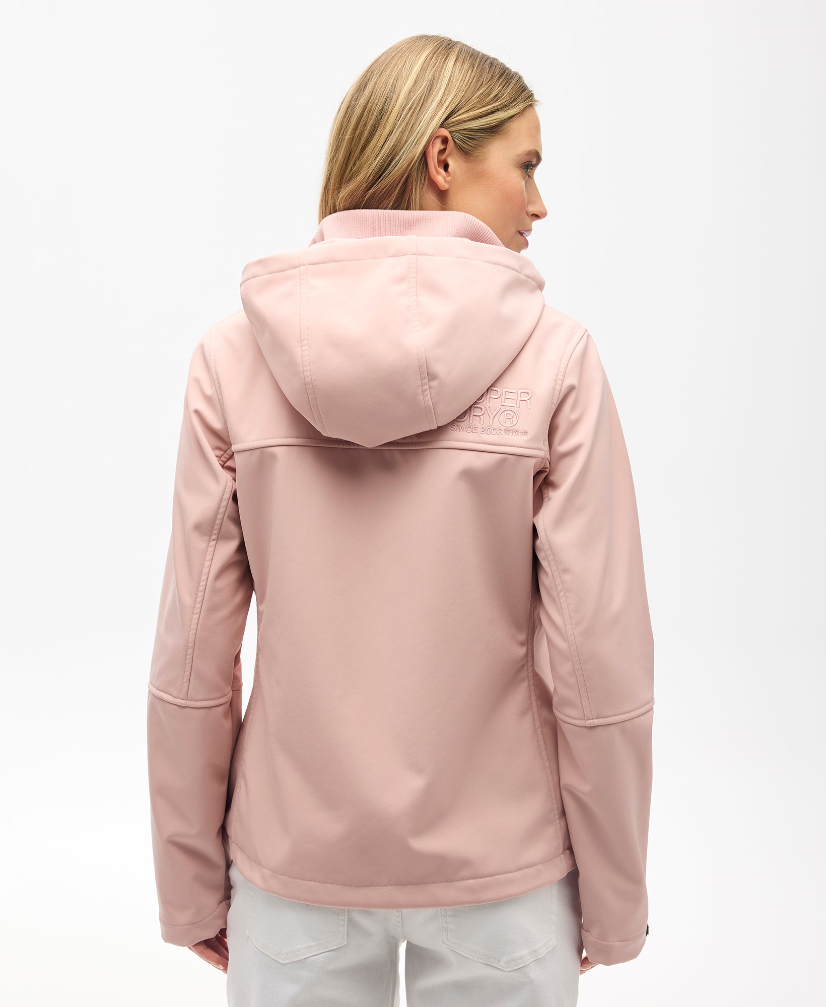Hooded Classic Trekker Slim Fit Jacket | Vintage Blush Pink