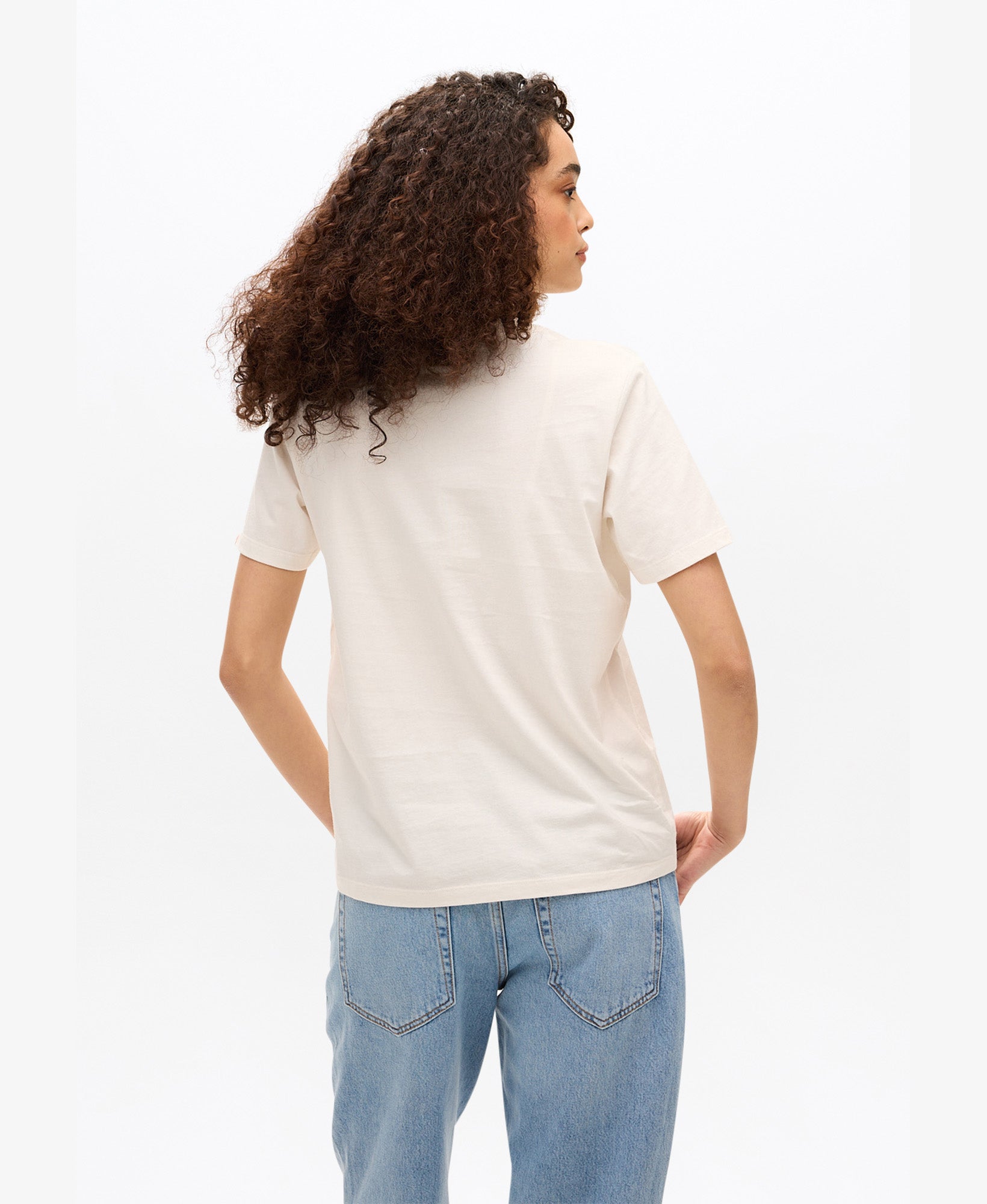 Venue Metallic Graphic Tee | Chalk White