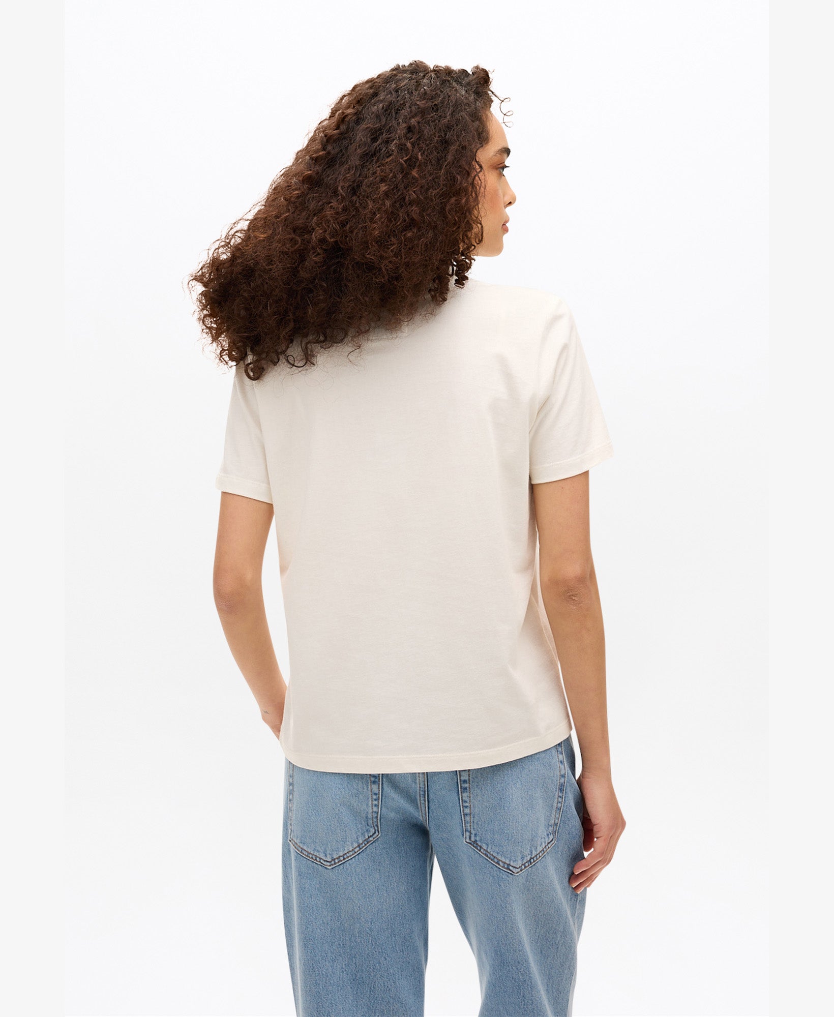 Embossed Logo Graphic Tee | New Chalk White