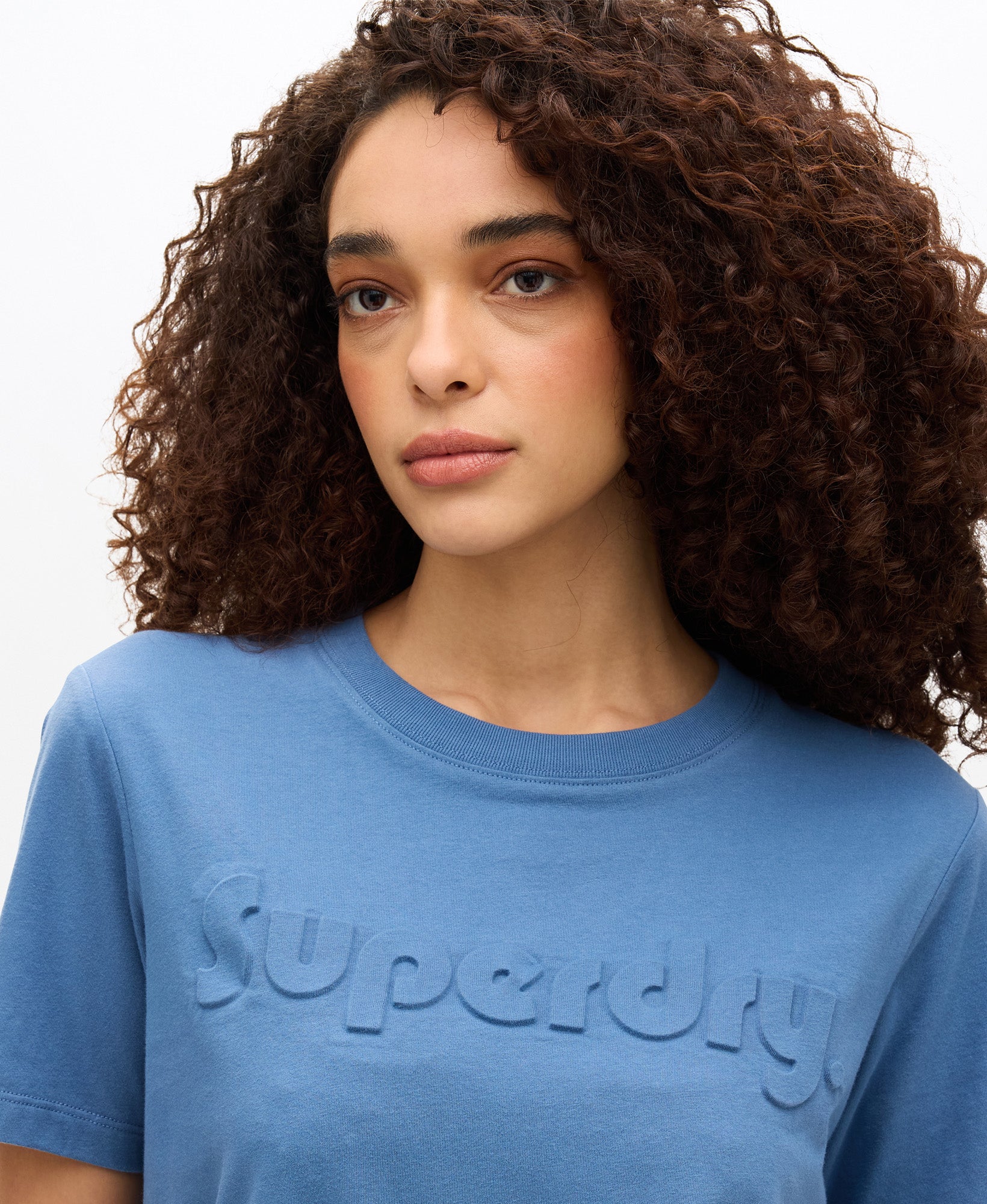 Embossed Logo Graphic Tee | Wedgewood Blue