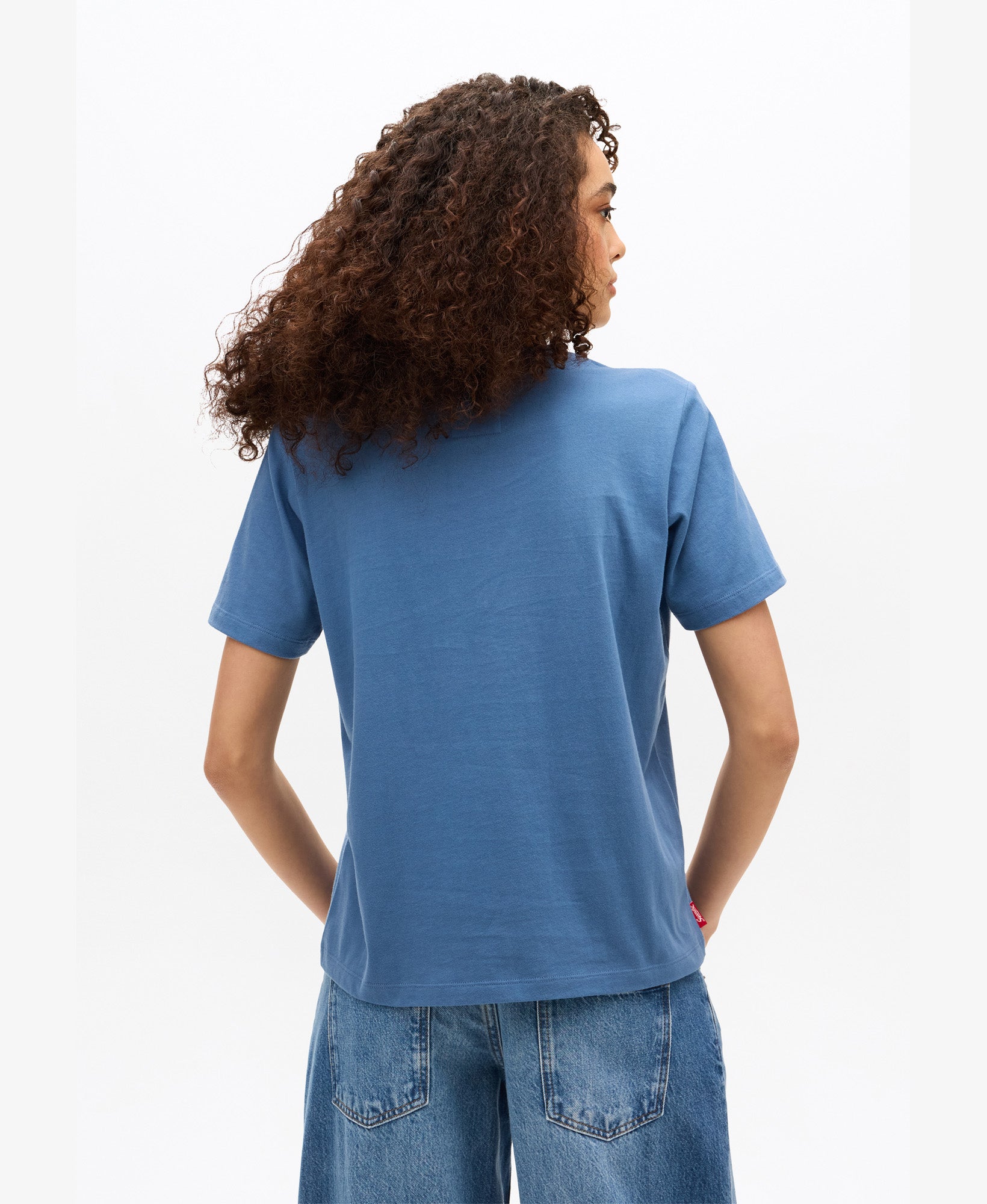 Embossed Logo Graphic Tee | Wedgewood Blue