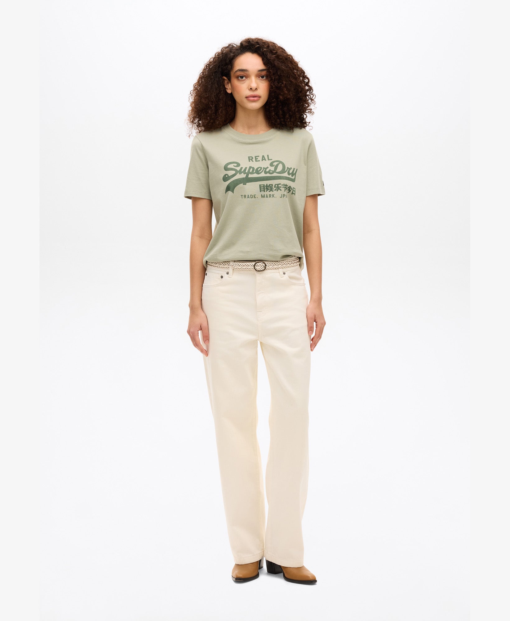 Vintage Logo Relaxed Tee | Seagrass Green