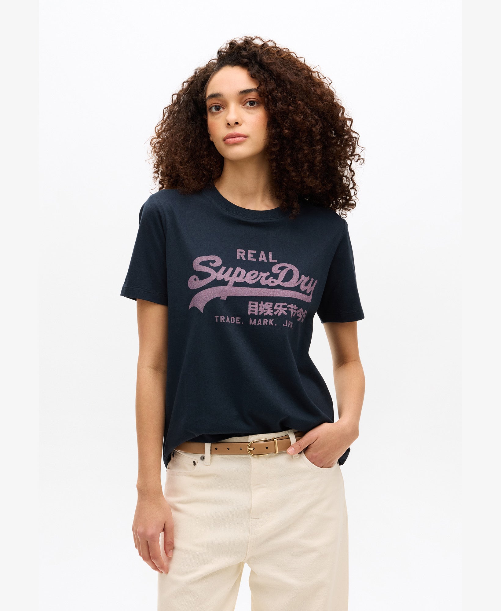 Vintage Logo Relaxed Tee | Eclipse Navy