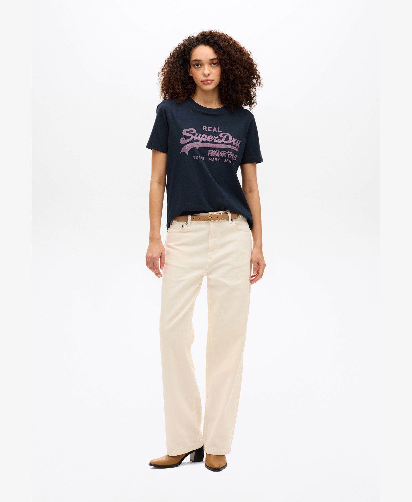 Vintage Logo Relaxed Tee | Eclipse Navy