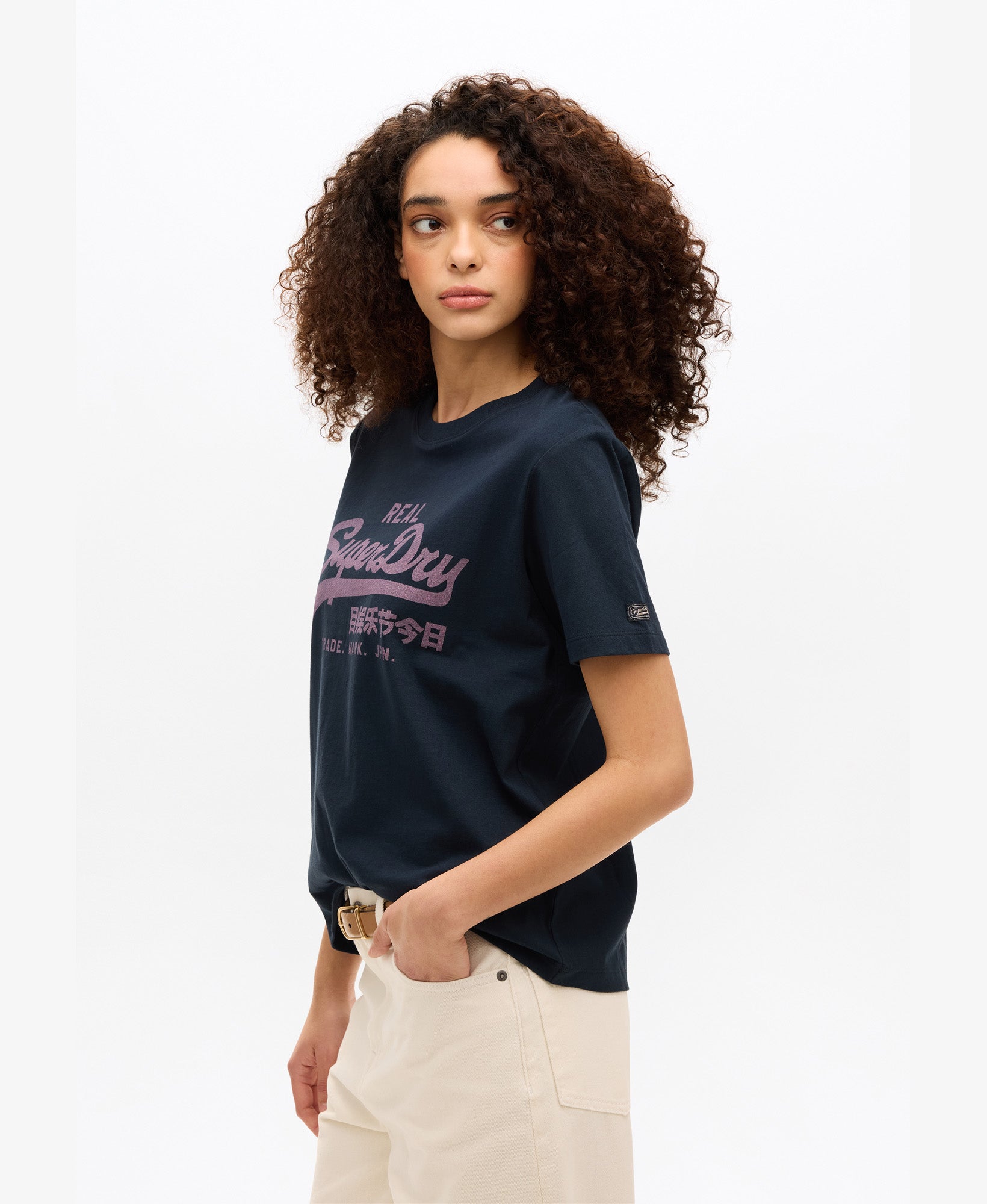 Vintage Logo Relaxed Tee | Eclipse Navy