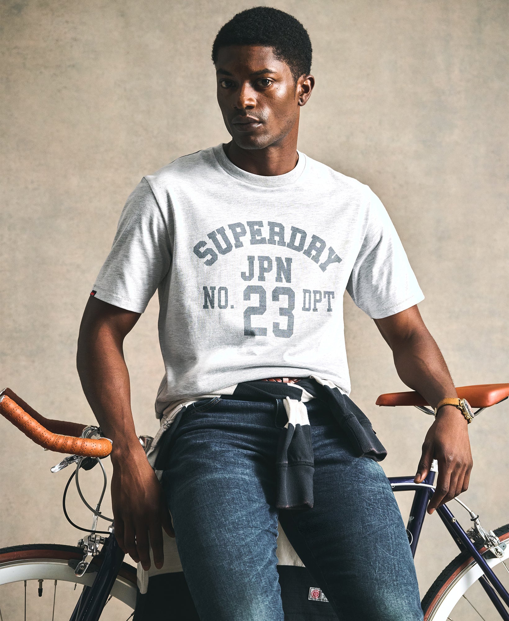 Athletic Essential Tee | Cadet Grey Marle
