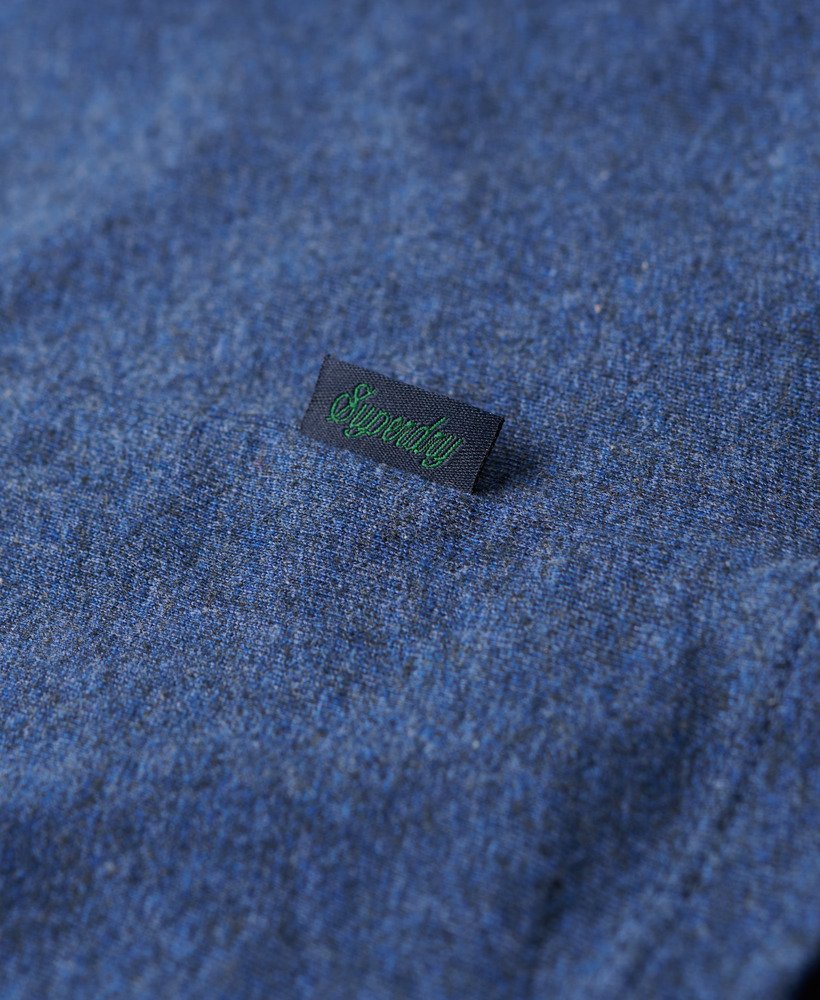 Essential Logo Embroidered Tee | Bright Blue Marle