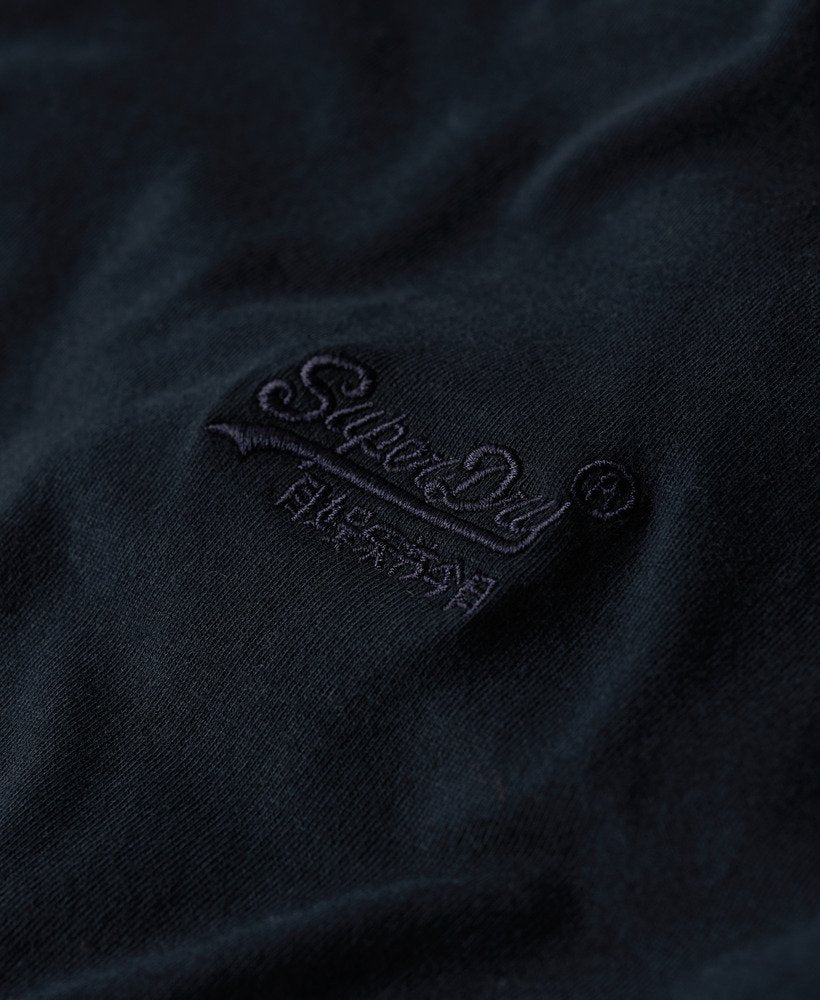 Essential Logo Embroidered Slim Fit Tee | Eclipse Navy
