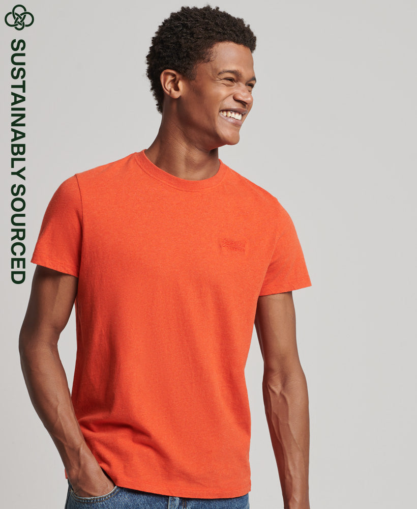 Essential T Shirt | Bright Orange Marle