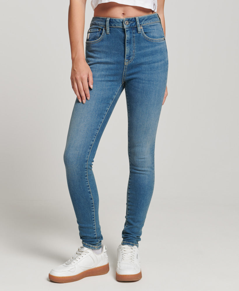 Vintage High Rise Skinny Jeans | Salem Mid Blue 30