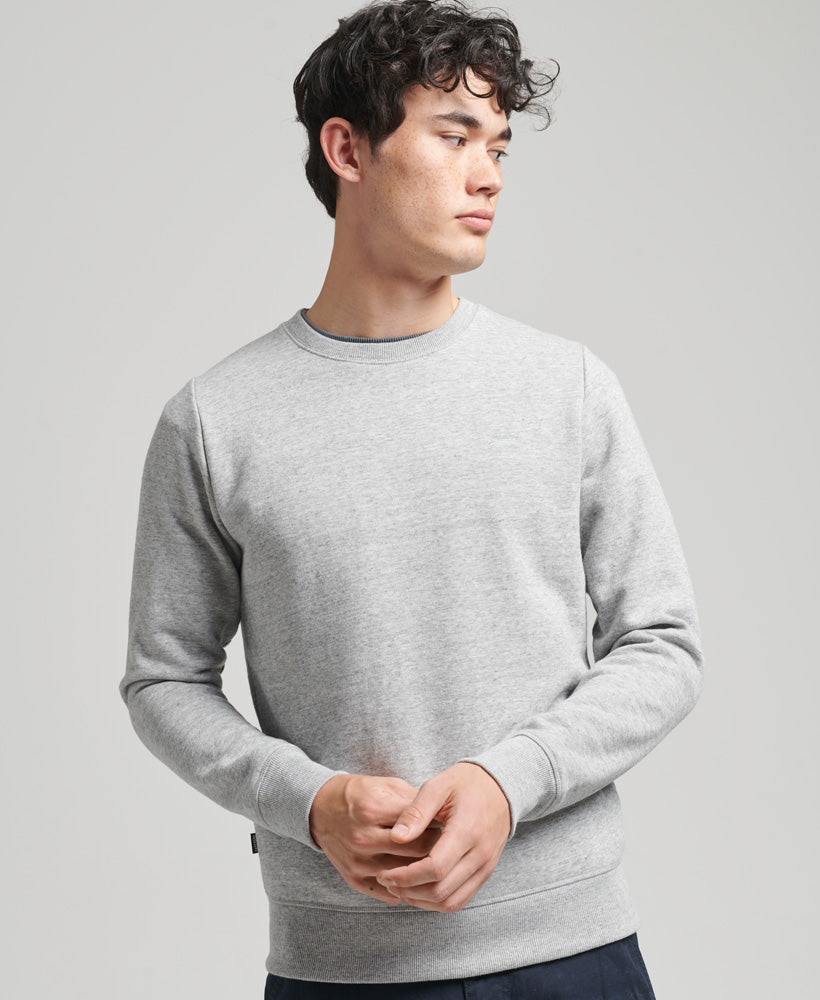 Essential Logo Crew Sweatshirt | Athletic Grey Marle