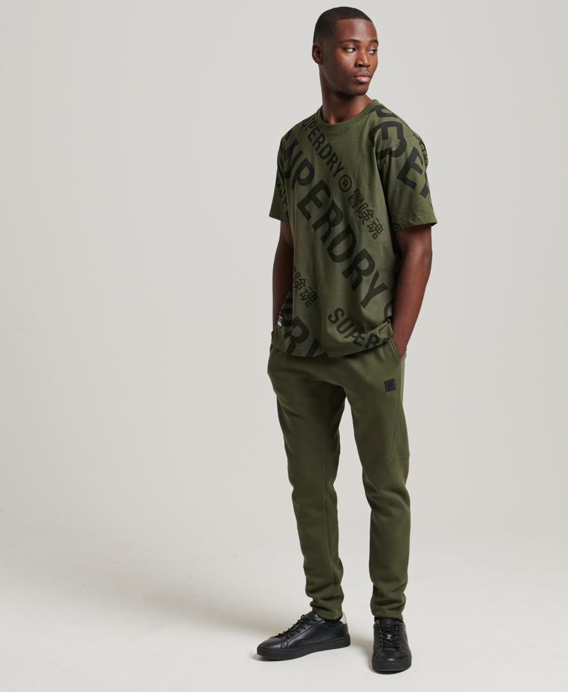 Core Logo All Over Print T Shirt | Dark Moss