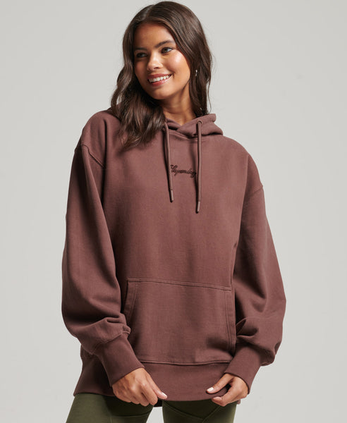 Men's Code Surplus Logo Hoodie in French Roast Brown