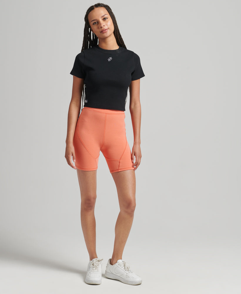 Code Tech Cycling Shorts | Pastelline Coral