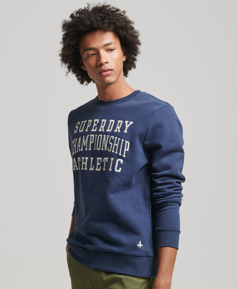 Vintage Gym Athletic Sweatshirt | Lauren Navy