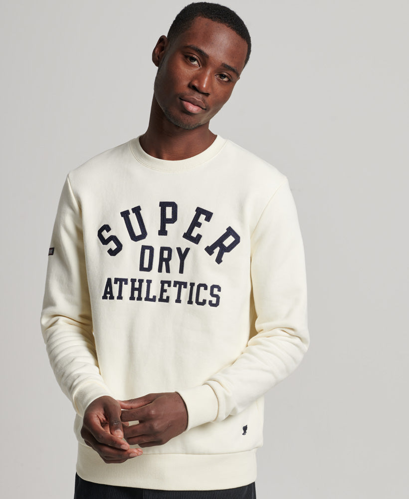 Vintage Gym Athletic Sweatshirt | Winter Cream – Superdry