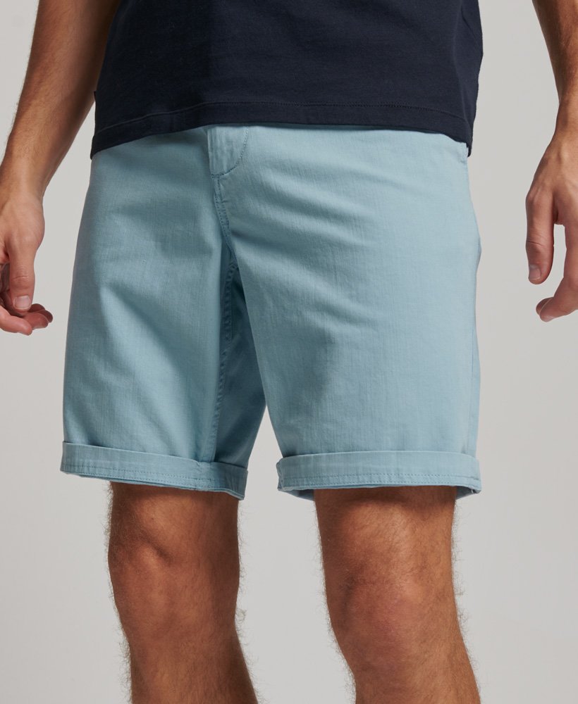 Vintage Officer Chino Shorts | Allure Blue