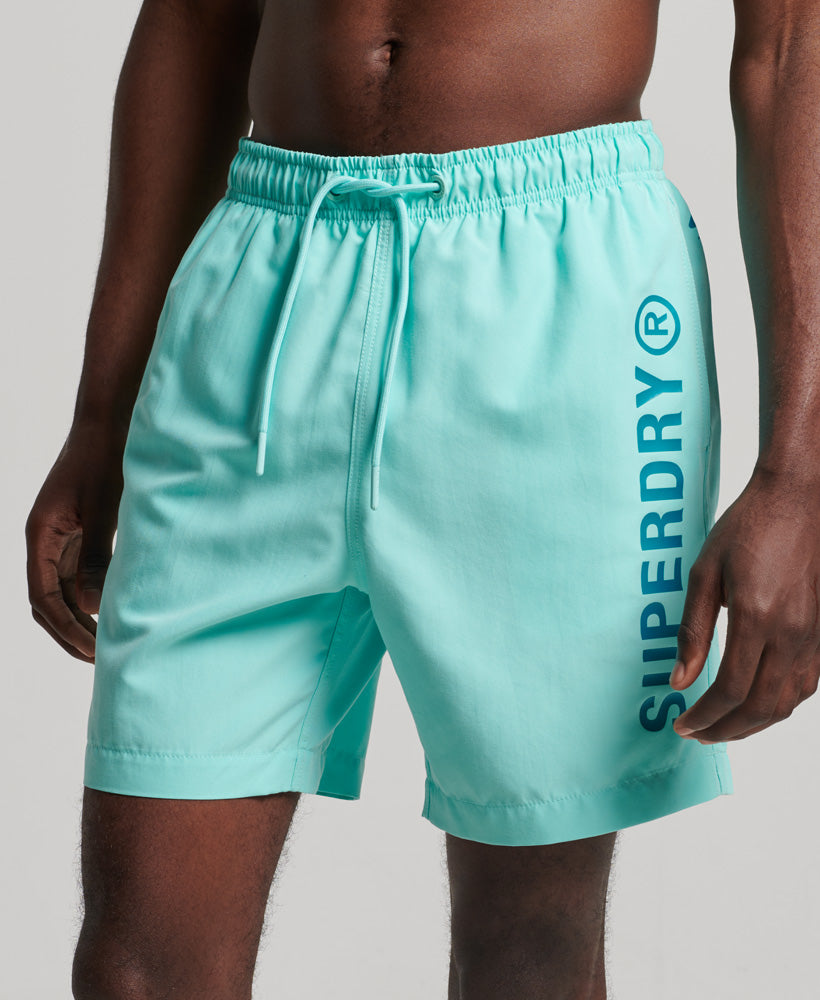 Core Sport 17 Inch Swimshorts | Pool Blue