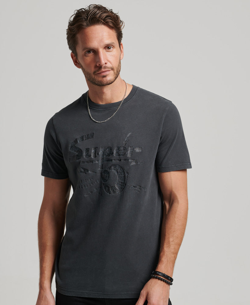 Vintage Merch Store T-Shirt | Mid Merch Black
