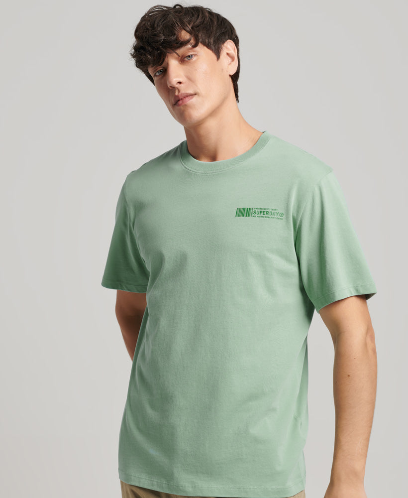 Code Stacked Logo T-Shirt | Granite Green – Superdry